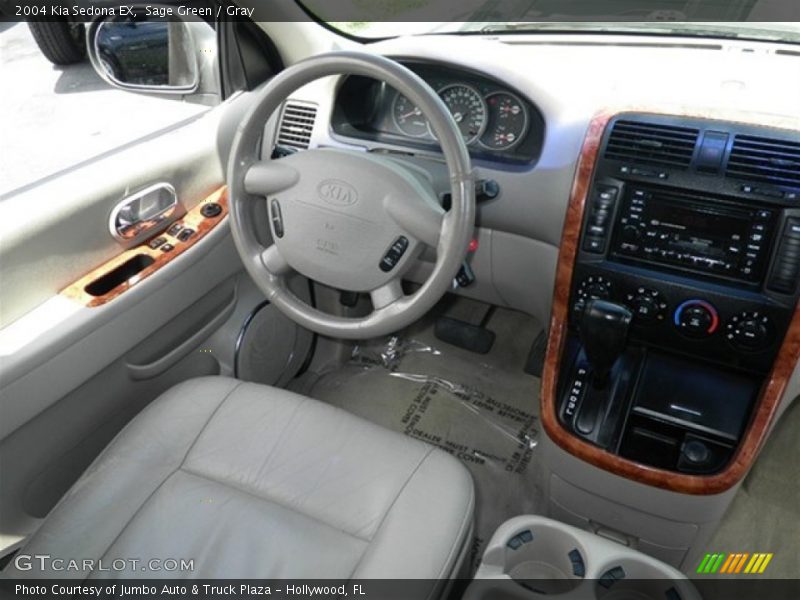 Sage Green / Gray 2004 Kia Sedona EX