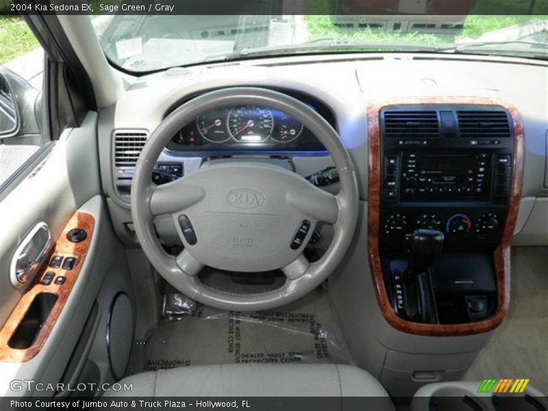 Sage Green / Gray 2004 Kia Sedona EX