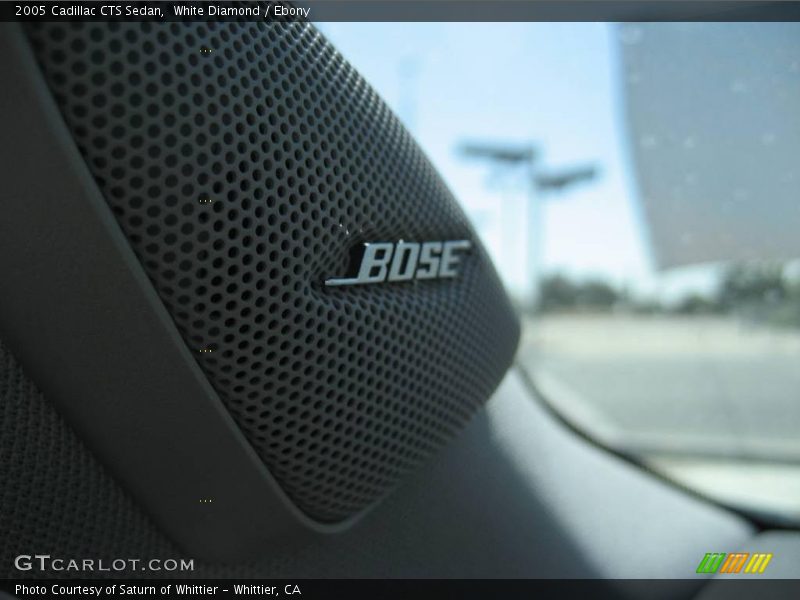 White Diamond / Ebony 2005 Cadillac CTS Sedan