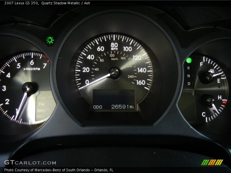 Quartz Shadow Metallic / Ash 2007 Lexus GS 350