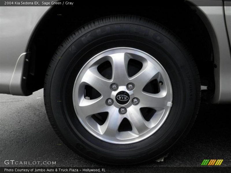 Sage Green / Gray 2004 Kia Sedona EX