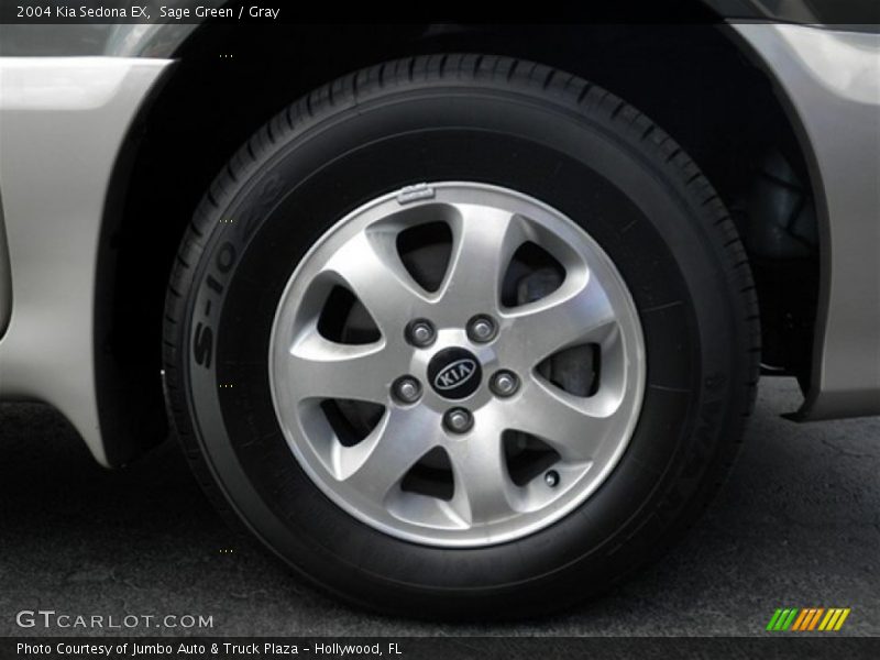 Sage Green / Gray 2004 Kia Sedona EX