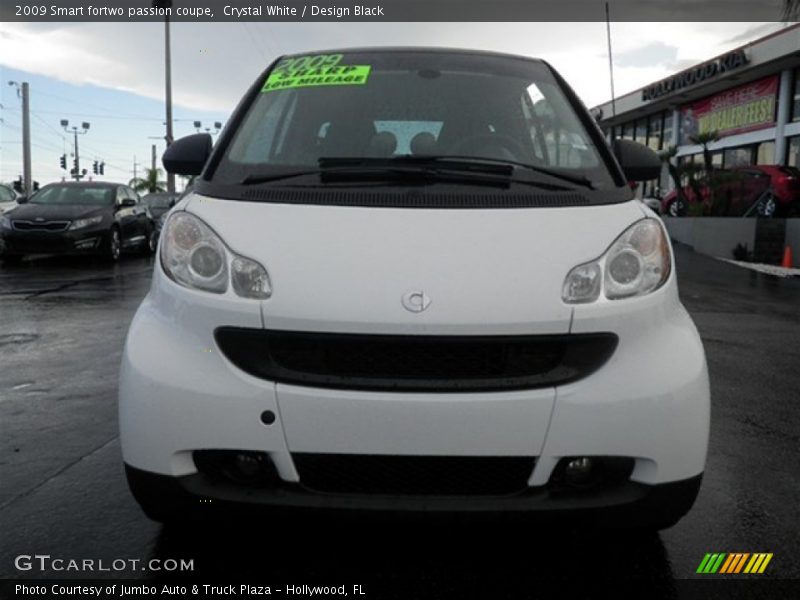 Crystal White / Design Black 2009 Smart fortwo passion coupe