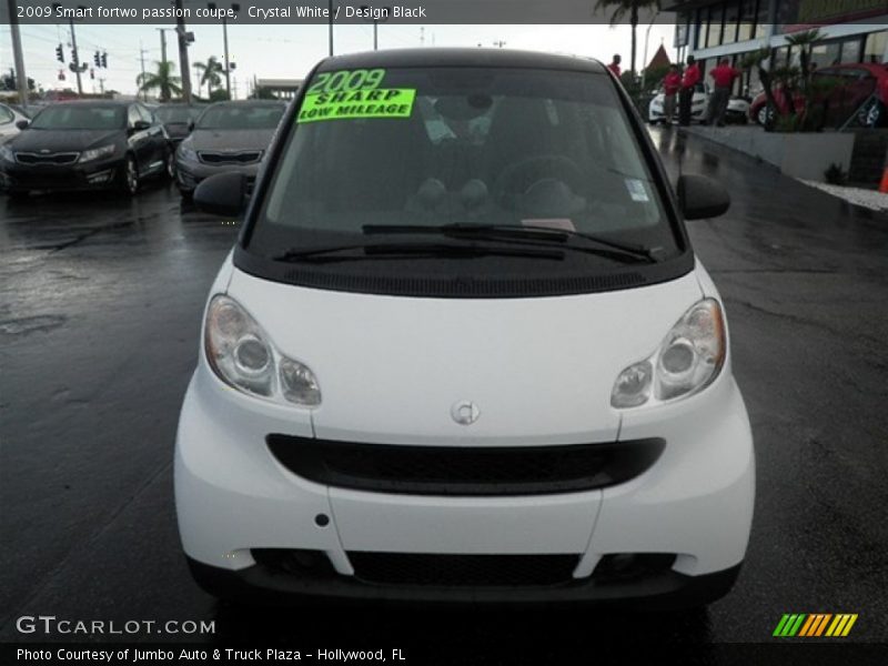 Crystal White / Design Black 2009 Smart fortwo passion coupe