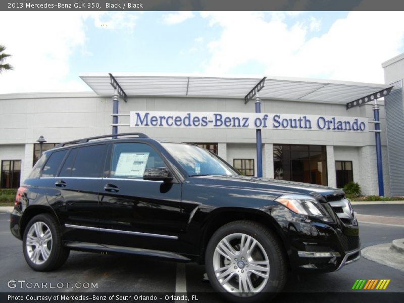 Black / Black 2013 Mercedes-Benz GLK 350