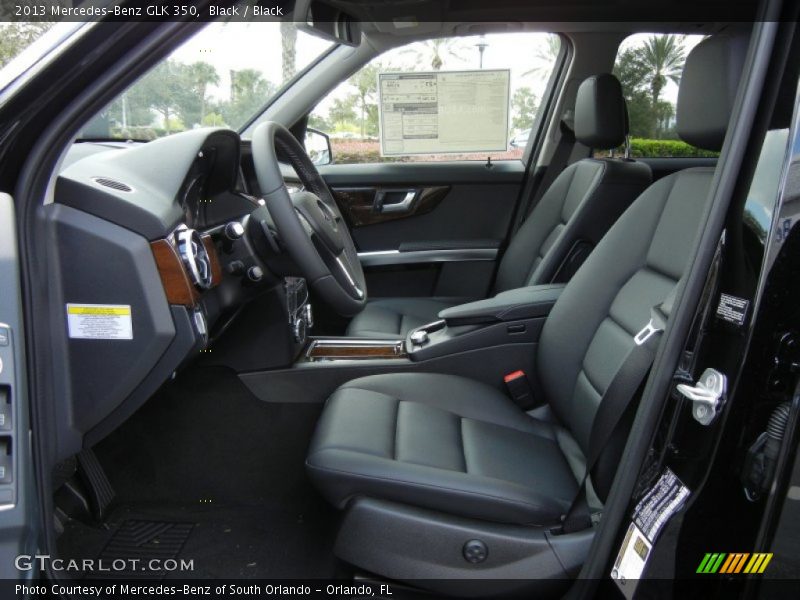 Black / Black 2013 Mercedes-Benz GLK 350