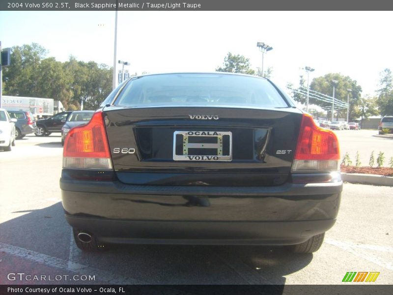 Black Sapphire Metallic / Taupe/Light Taupe 2004 Volvo S60 2.5T