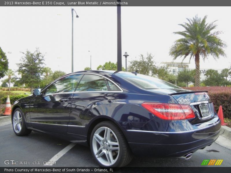 Lunar Blue Metallic / Almond/Mocha 2013 Mercedes-Benz E 350 Coupe