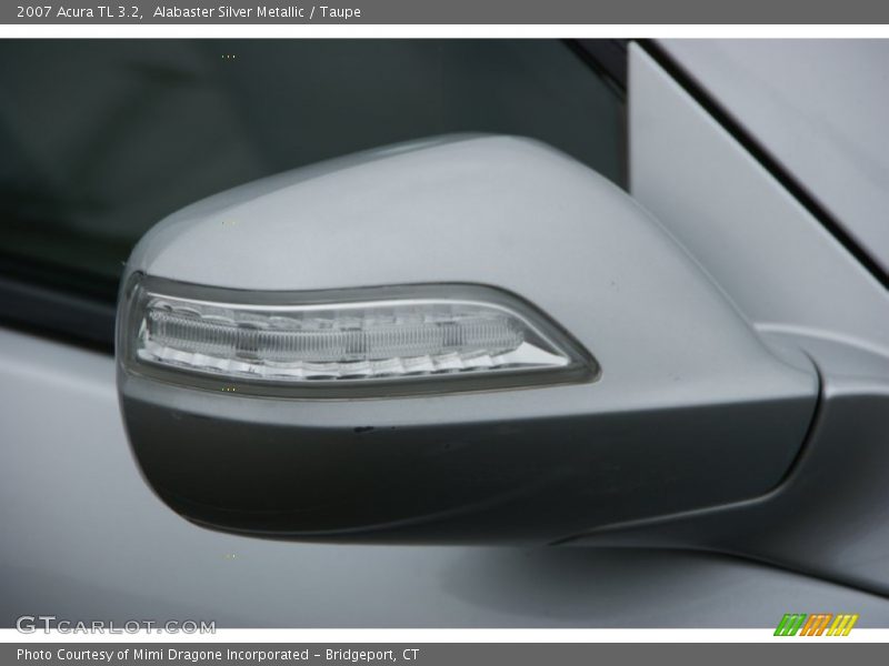 Alabaster Silver Metallic / Taupe 2007 Acura TL 3.2