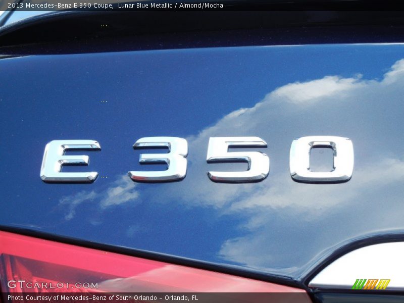 Lunar Blue Metallic / Almond/Mocha 2013 Mercedes-Benz E 350 Coupe