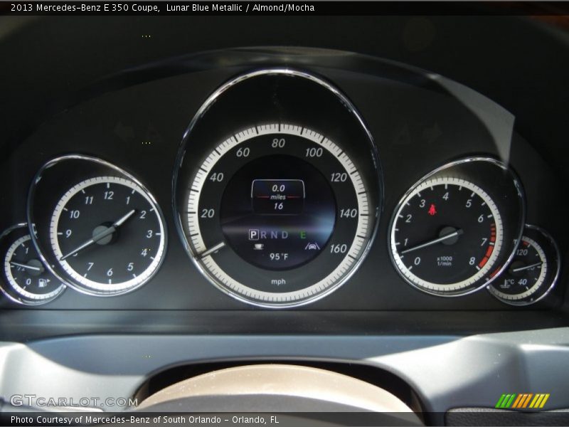 Lunar Blue Metallic / Almond/Mocha 2013 Mercedes-Benz E 350 Coupe