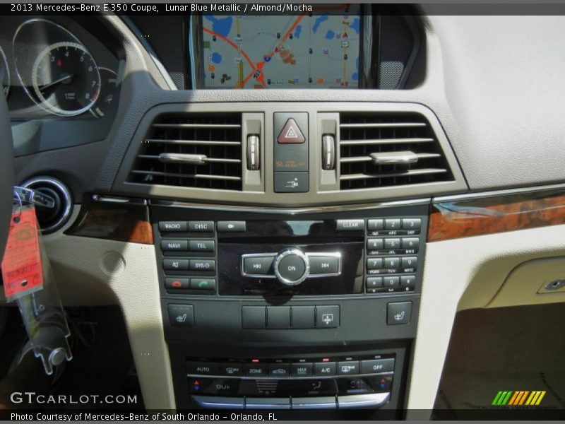 Lunar Blue Metallic / Almond/Mocha 2013 Mercedes-Benz E 350 Coupe