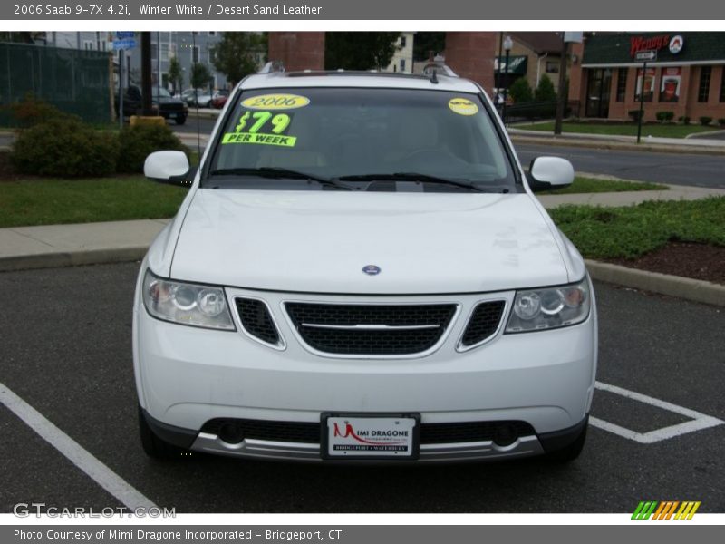 Winter White / Desert Sand Leather 2006 Saab 9-7X 4.2i