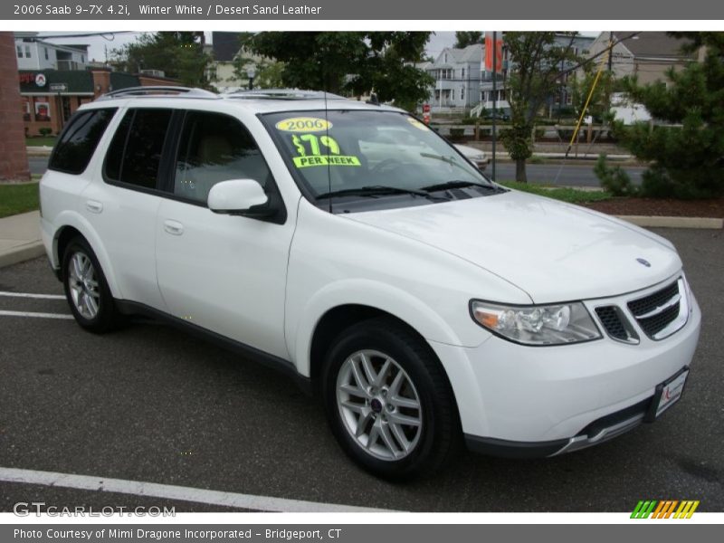 Winter White / Desert Sand Leather 2006 Saab 9-7X 4.2i