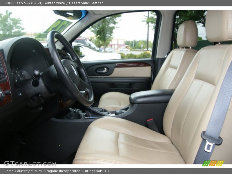Winter White / Desert Sand Leather 2006 Saab 9-7X 4.2i
