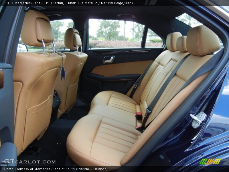 Lunar Blue Metallic / Natural Beige/Black 2013 Mercedes-Benz E 350 Sedan