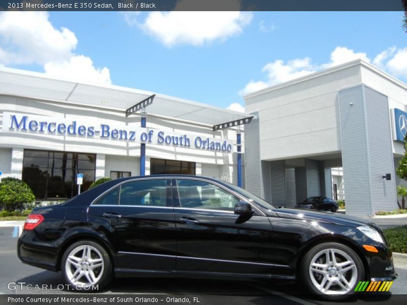 Black / Black 2013 Mercedes-Benz E 350 Sedan