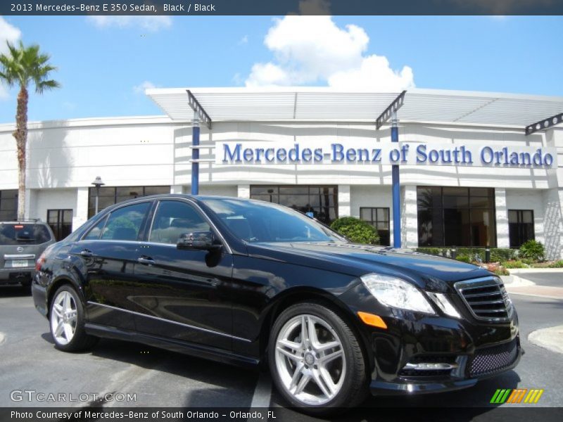 Black / Black 2013 Mercedes-Benz E 350 Sedan