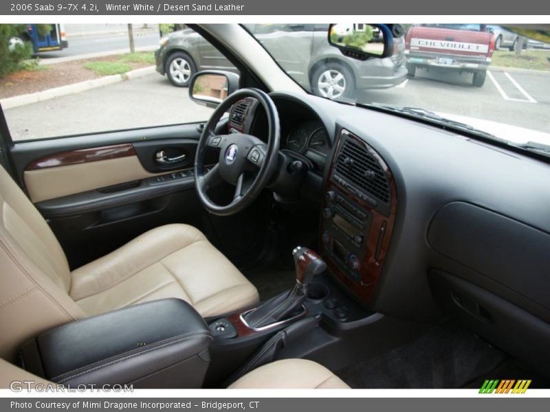 Winter White / Desert Sand Leather 2006 Saab 9-7X 4.2i