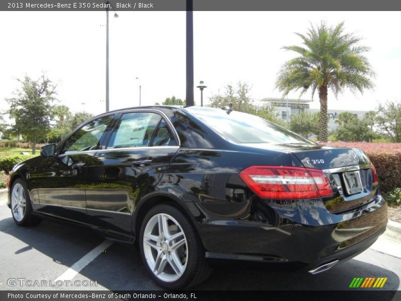 Black / Black 2013 Mercedes-Benz E 350 Sedan
