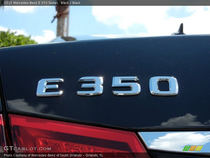 Black / Black 2013 Mercedes-Benz E 350 Sedan