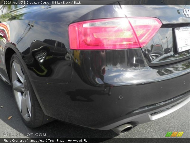 Brilliant Black / Black 2009 Audi A5 3.2 quattro Coupe