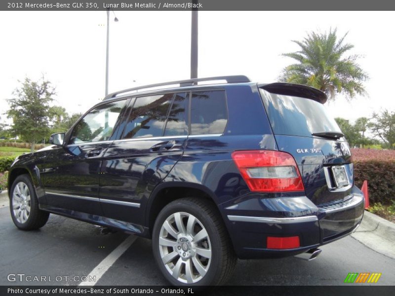 Lunar Blue Metallic / Almond/Black 2012 Mercedes-Benz GLK 350