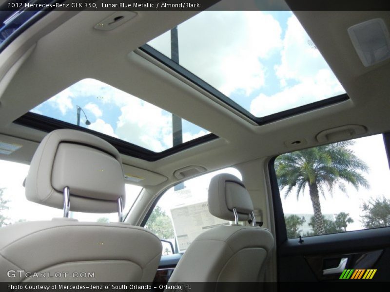 Lunar Blue Metallic / Almond/Black 2012 Mercedes-Benz GLK 350