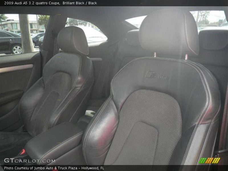 Brilliant Black / Black 2009 Audi A5 3.2 quattro Coupe