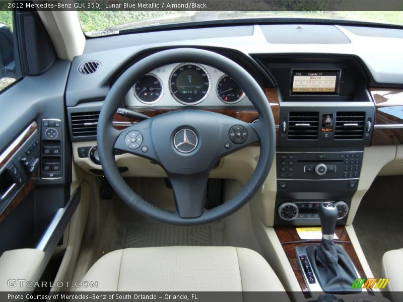 Lunar Blue Metallic / Almond/Black 2012 Mercedes-Benz GLK 350