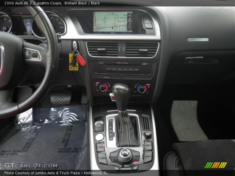 Brilliant Black / Black 2009 Audi A5 3.2 quattro Coupe