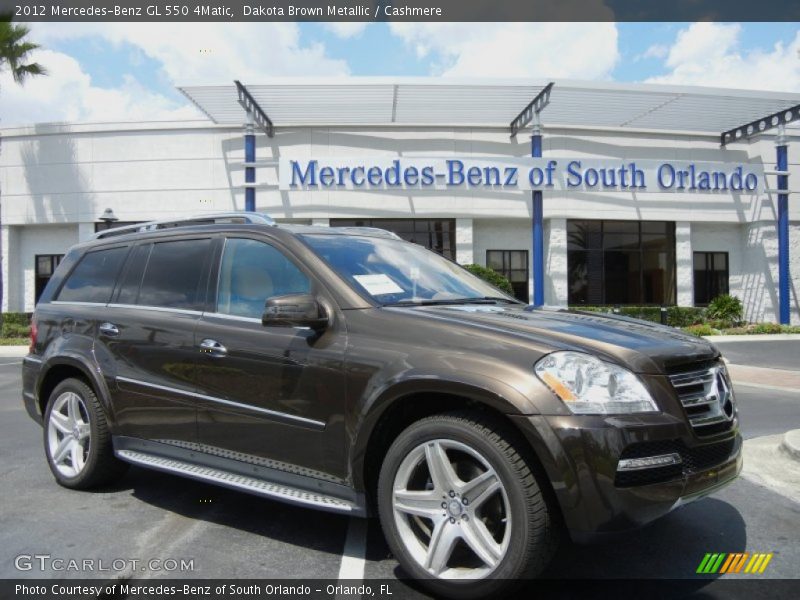 Dakota Brown Metallic / Cashmere 2012 Mercedes-Benz GL 550 4Matic