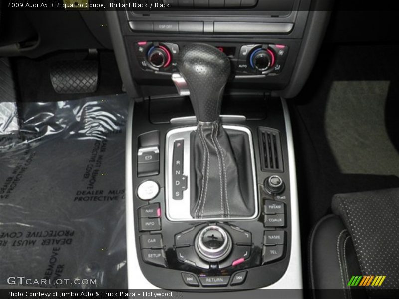 Brilliant Black / Black 2009 Audi A5 3.2 quattro Coupe