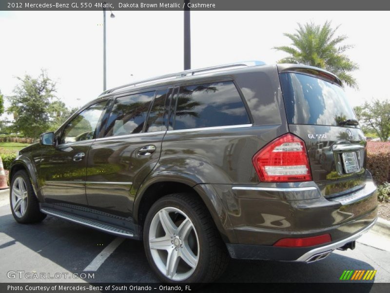 Dakota Brown Metallic / Cashmere 2012 Mercedes-Benz GL 550 4Matic