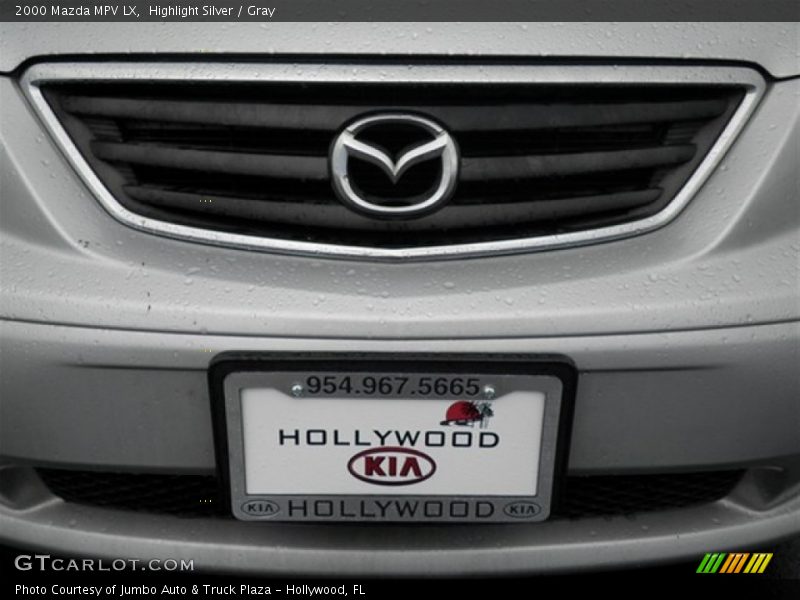 Highlight Silver / Gray 2000 Mazda MPV LX