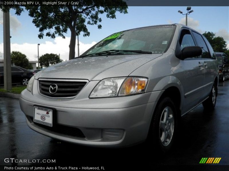Highlight Silver / Gray 2000 Mazda MPV LX