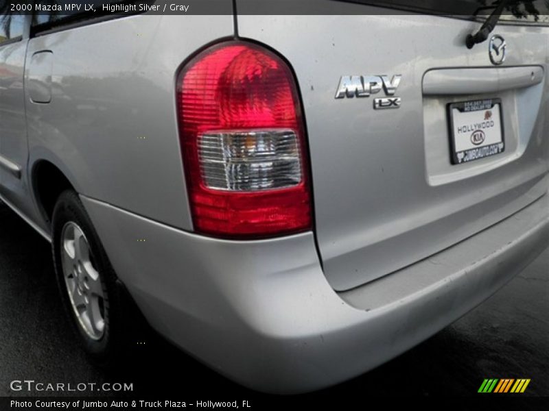 Highlight Silver / Gray 2000 Mazda MPV LX