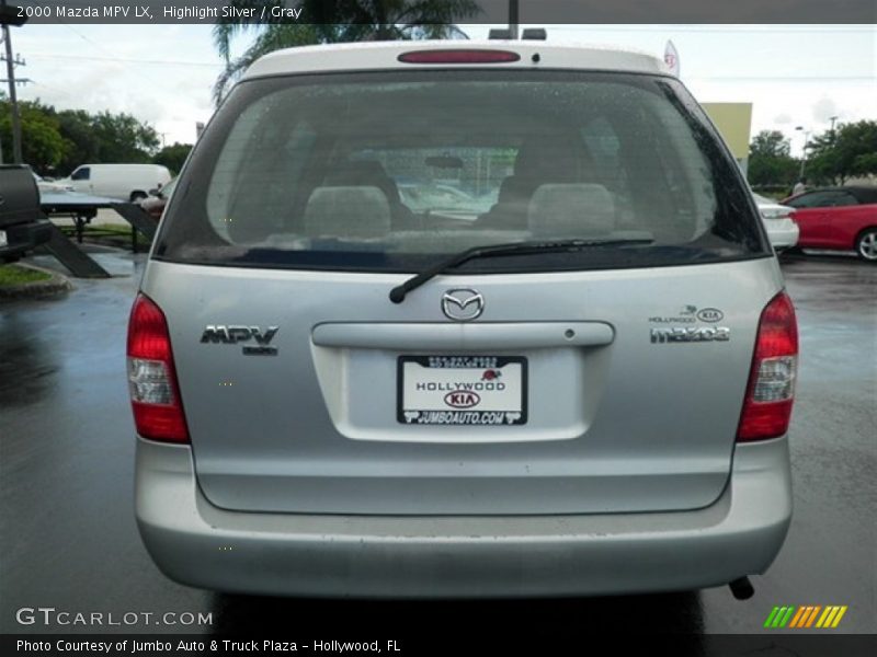 Highlight Silver / Gray 2000 Mazda MPV LX