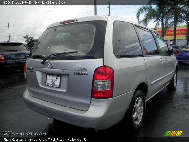 Highlight Silver / Gray 2000 Mazda MPV LX