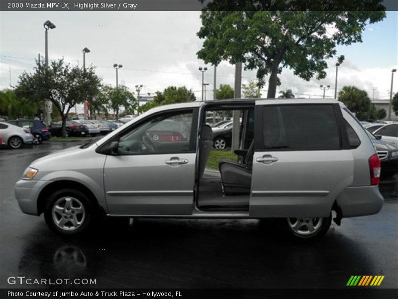 Highlight Silver / Gray 2000 Mazda MPV LX
