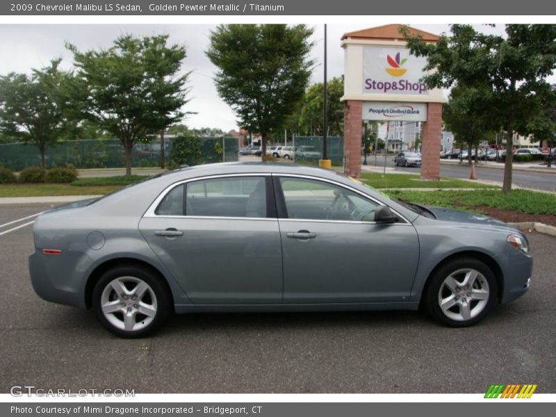 Golden Pewter Metallic / Titanium 2009 Chevrolet Malibu LS Sedan