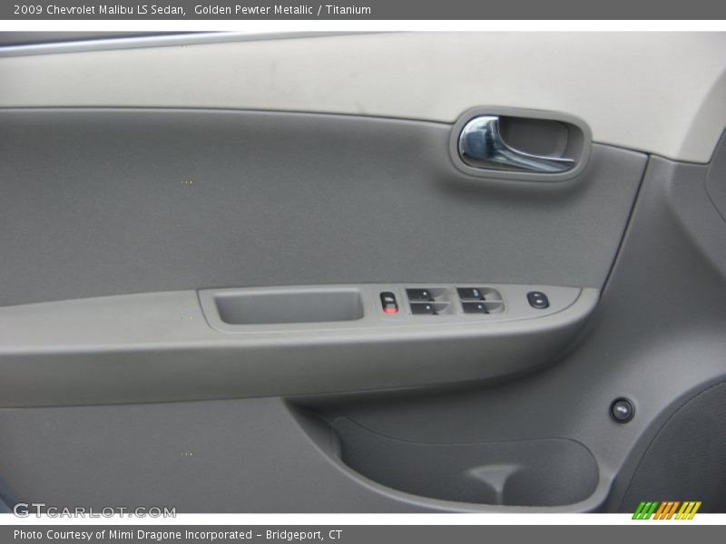 Golden Pewter Metallic / Titanium 2009 Chevrolet Malibu LS Sedan