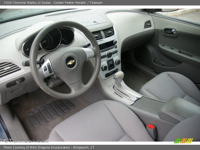 Titanium Interior - 2009 Malibu LS Sedan 