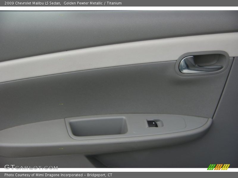 Golden Pewter Metallic / Titanium 2009 Chevrolet Malibu LS Sedan