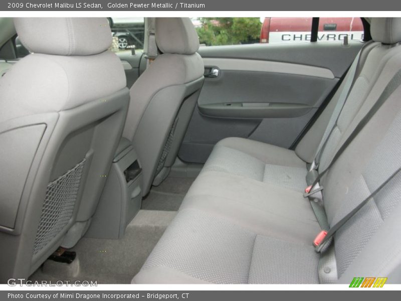 Golden Pewter Metallic / Titanium 2009 Chevrolet Malibu LS Sedan