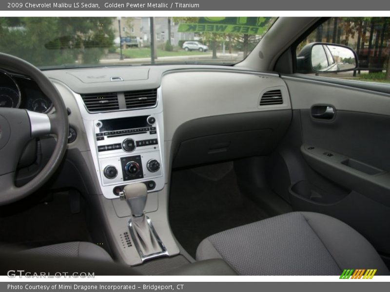 Golden Pewter Metallic / Titanium 2009 Chevrolet Malibu LS Sedan