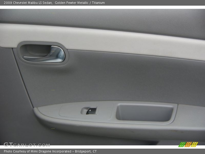 Golden Pewter Metallic / Titanium 2009 Chevrolet Malibu LS Sedan
