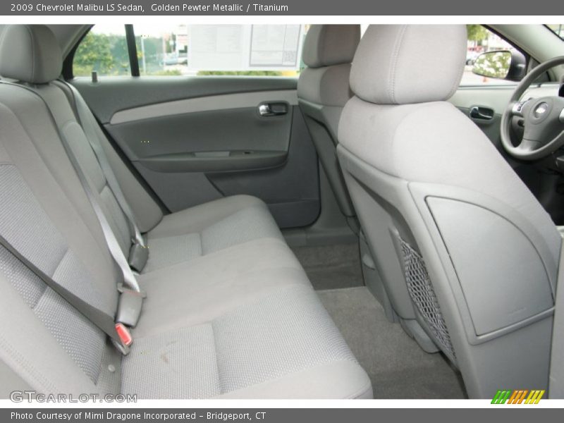 Golden Pewter Metallic / Titanium 2009 Chevrolet Malibu LS Sedan