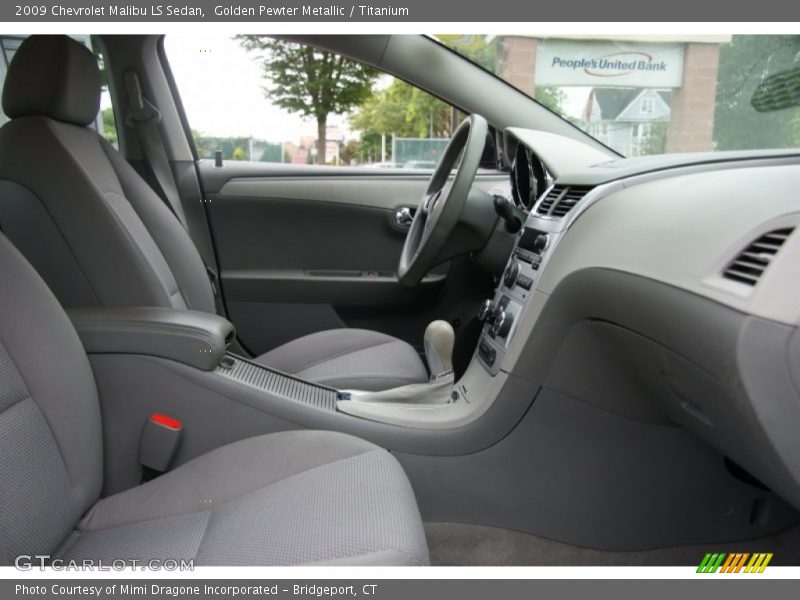 Golden Pewter Metallic / Titanium 2009 Chevrolet Malibu LS Sedan