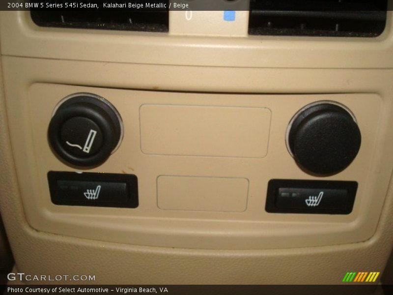 Kalahari Beige Metallic / Beige 2004 BMW 5 Series 545i Sedan